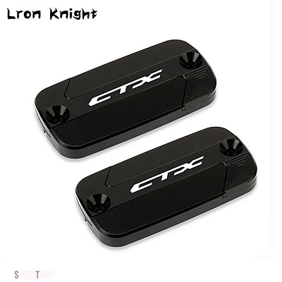 互換品 CTX 700 1300 700N CXT700 CXT700N CTX1300 2014 2016 CNC フロントブレーキリザーバー液体タンクオイルカップカバー ホンダ - バイク_7
