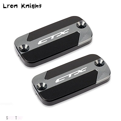 互換品 CTX 700 1300 700N CXT700 CXT700N CTX1300 2014 2016 CNC フロントブレーキリザーバー液体タンクオイルカップカバー ホンダ - バイク_9