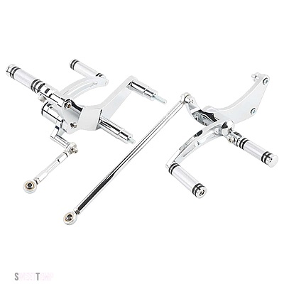 互換品 ハーレー バイク ビレット アルミ フォワード コントロール キット フットペグ レスト ソフテイル ストリート ボブ ローライダー FXLR FXBB 2000