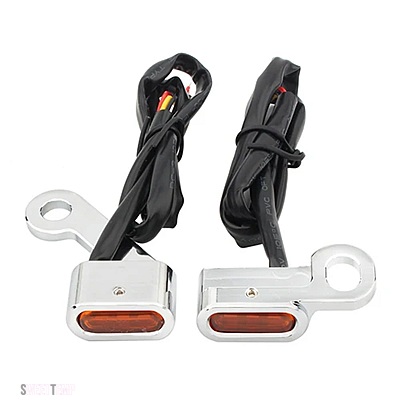 互換品 ハーレー スポーツスター 883 ロードスター 96-03 ソフテイル 96-14 バイク LED フロント + リア ウインカー インジケーター ランニング ライト