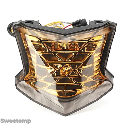 互換品 カワサキ バイク用一体型LEDリアテールライト テールライト ウィンカー ブレーキランプ Z650 Z900 ABS 2017-2023用_1