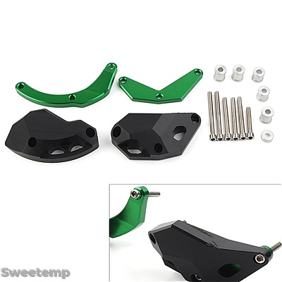 互換品 カワサキ バイクエンジンケースステーターカバーガードスライダープロテクター ZX-10R 2016-19用_5