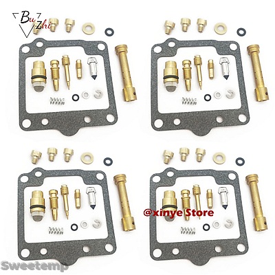 互換品 ヤマハ XS400 XS400S 1980-1982 XS 400 S 400S 用バイクキャブレターリペアキット フローティングニードルガスケット エアスクリューパーツ_3