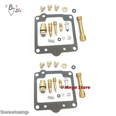 互換品 ヤマハ XS400 XS400S 1980-1982 XS 400 S 400S 用バイクキャブレターリペアキット フローティングニードルガスケット エアスクリューパーツ_2