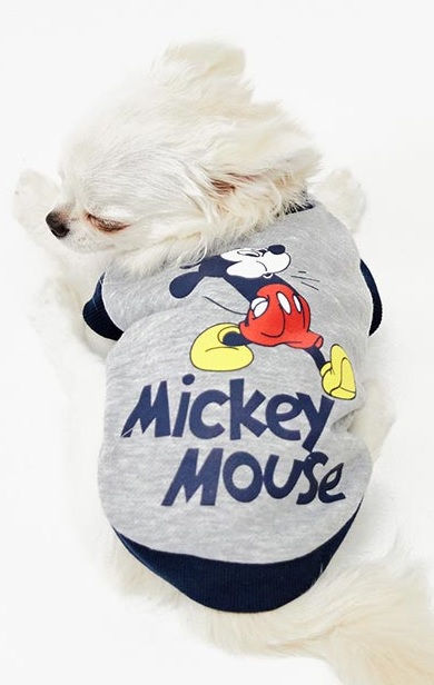 MICKEY MOUSE（ミッキーマウス） 犬 服 秋 冬 犬の服 袖なし