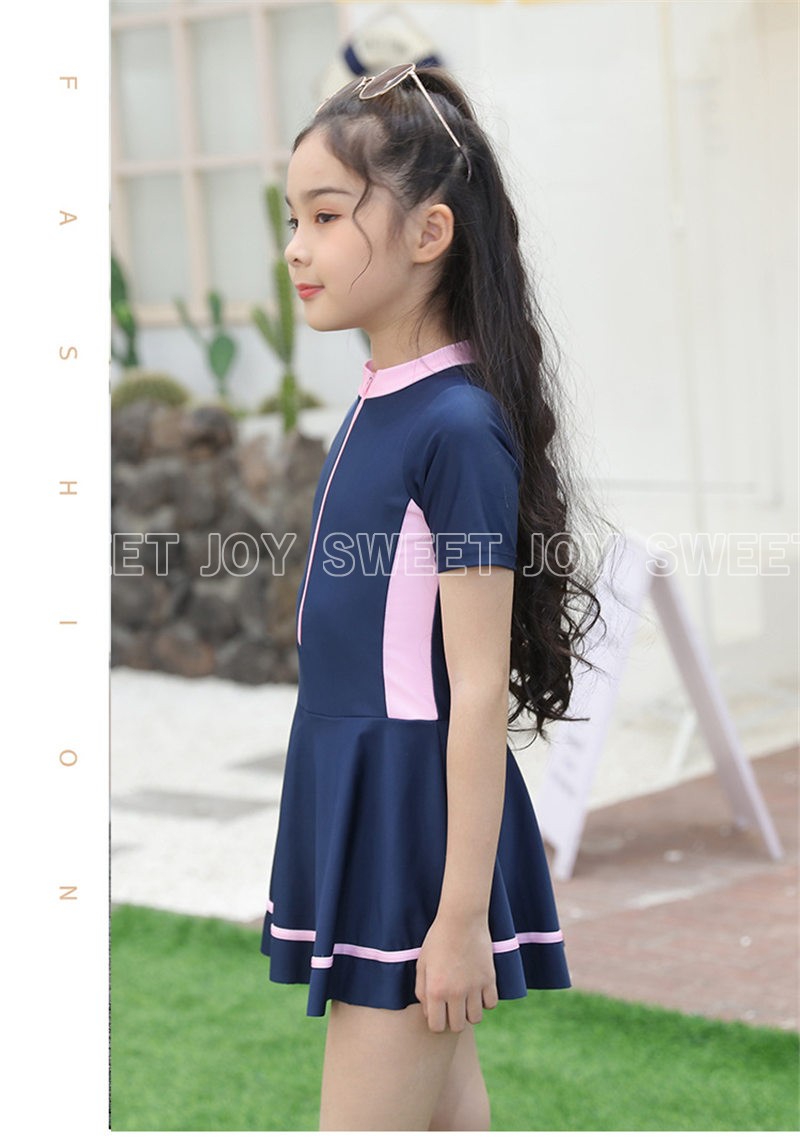 キッズ 水着 女の子 かわいい 長袖 ガールズ 日よけ 競泳 スイミング 海 海水浴 水泳教室 一体型 ジュニア スイムウェア 女児水着 送料無料  ベビー水着