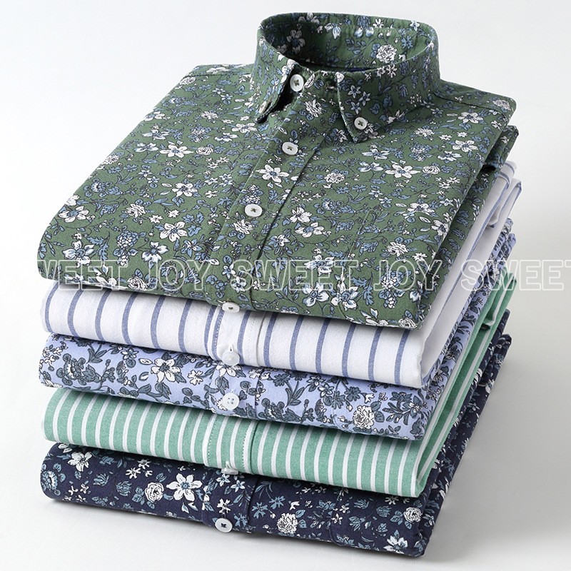 Amazon.co.jp: メンズ長袖シャツ 男性ソリッドカラー刺繍花柄
