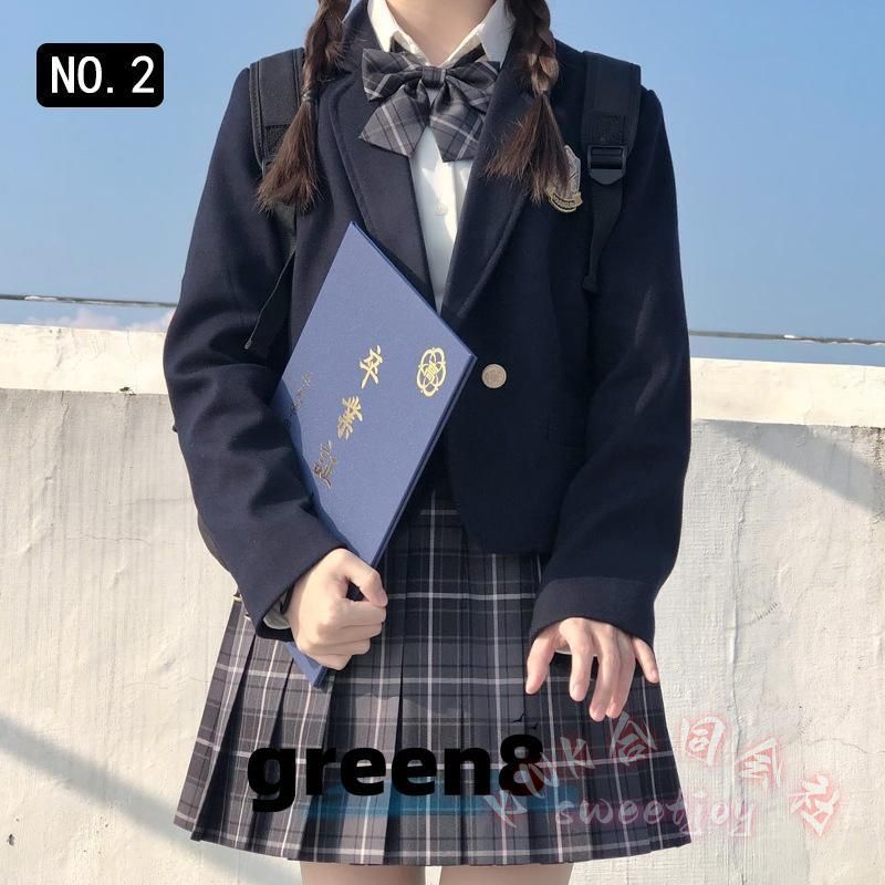 入学式卒業式スーツ女の子高校生中学生レディースフォーマルKNKブラウスコートジャケットスカートセット卒服発表会SMLXL上品きれいめコーデ | ブランド登録なし | 02