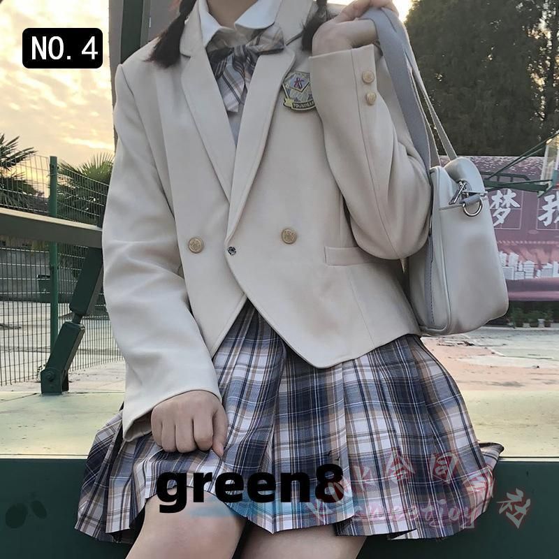 入学式卒業式スーツ女の子高校生中学生レディースフォーマルKNKブラウスコートジャケットスカートセット卒服発表会SMLXL上品きれいめコーデ | ブランド登録なし | 04