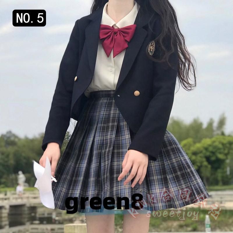 入学式卒業式スーツ女の子高校生中学生レディースフォーマルKNKブラウスコートジャケットスカートセット卒服発表会SMLXL上品きれいめコーデ | ブランド登録なし | 05