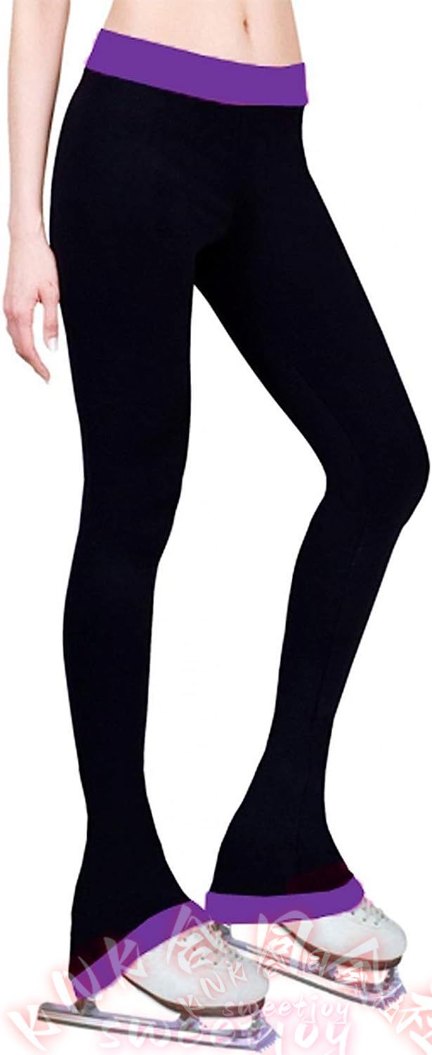 ★新品★ フィギュアスケートレギンス　カナダ6-8サイズ　パープル ☆新品☆ フィギュアスケートレギンス カナダ6-8サイズ パープル