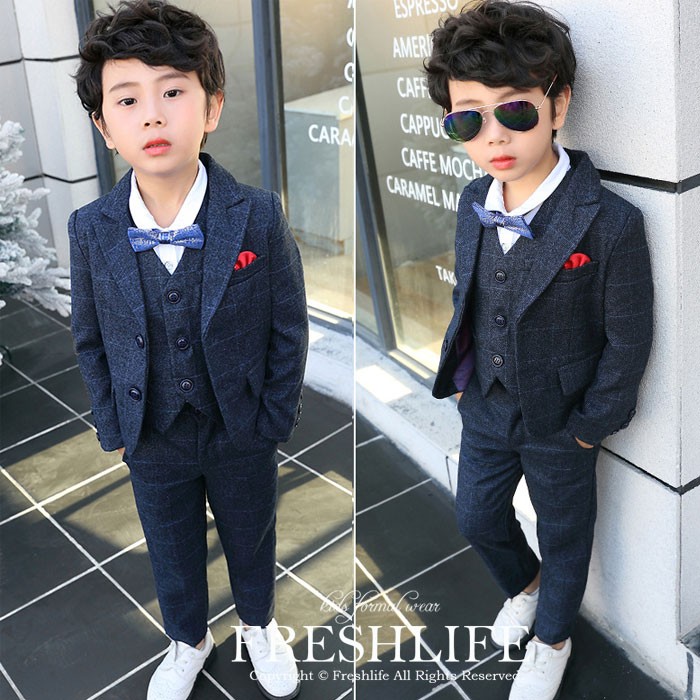子供スーツ キッズフォーマル 男の子 韓国子供服 ストライプ 紳士服 おしゃれ 発表会 入学式 入園式 七五三 最低価格の
