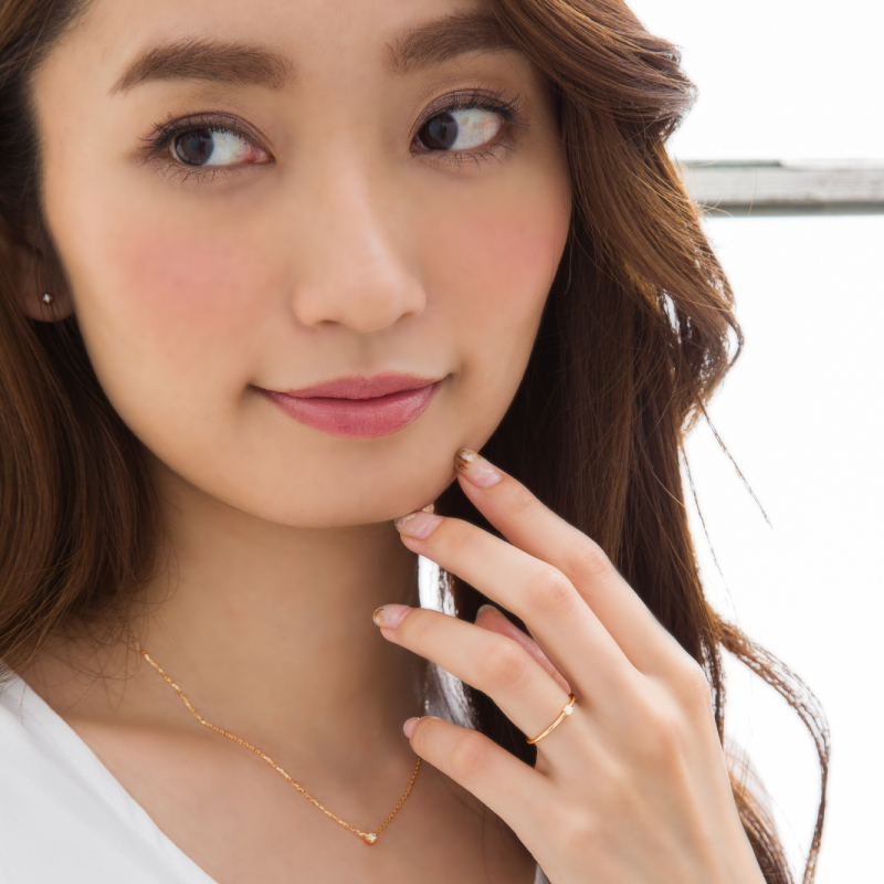 ご注文ページ 6本爪天然ダイヤモンド0.05ct リング ダイヤモンド 0.05ct 1粒 リング Bouchee 6本爪 フクリン 指輪