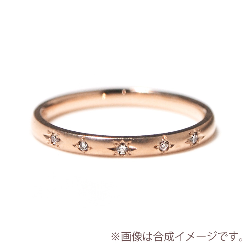 リング 指輪 ダイヤモンド マット レディース 女性 彼女 誕生日 記念日 プレゼント ギフト 18金 10金 K18 K10 金属アレルギー 対応 安心 ゴールド ストレートの画像