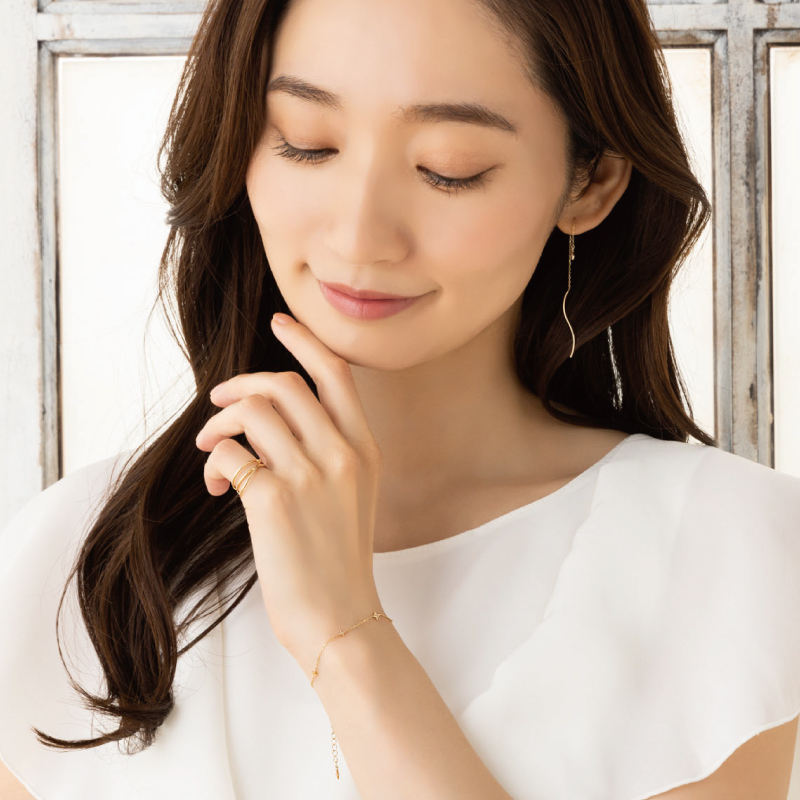 ピンキーリング 指輪 地金 左手 小指 綺麗 ...の詳細画像5