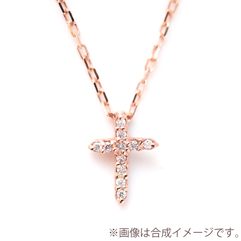 pt900 0.30 ダイヤ付き 十字架 小物 アクセサリー レディース ネックレス レディース ダイヤモンド クロス プラチナ ダイヤ