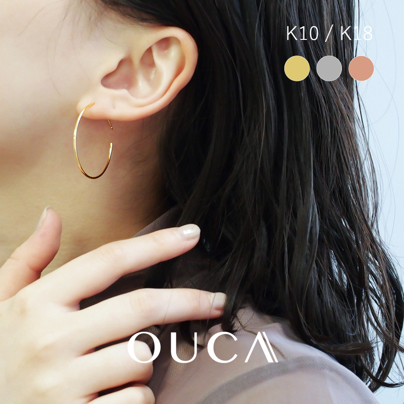 OUCA（オウカ） サークルフープピアス(S) オウカ【EARJE (アージュ 