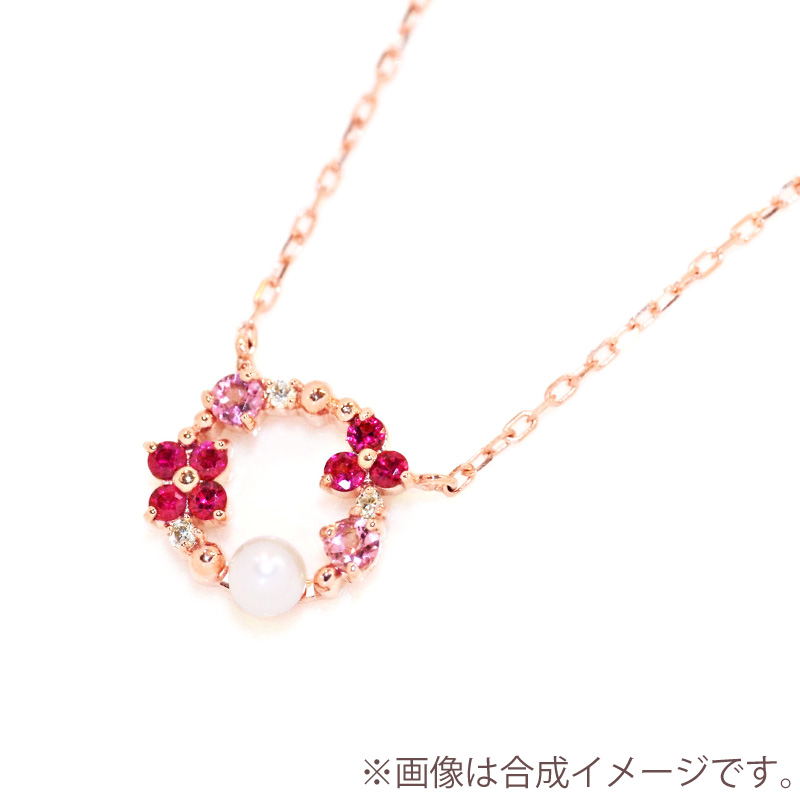 Sweets Jewelry Market ネックレス リース ルビー パール