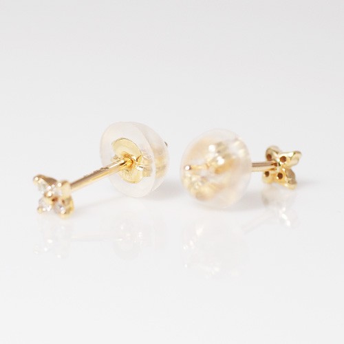 Sweets Jewelry Market ピアス ダイヤモンド 0.01/0.01ct 小花