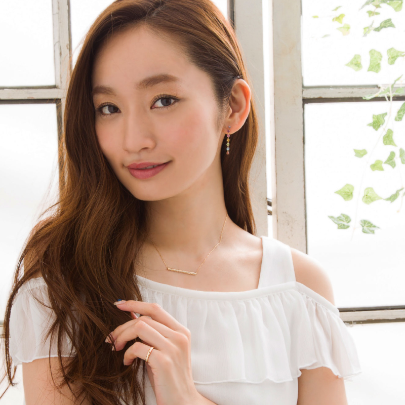 ピンキーリング 指輪 ハワイアン リング ピンキー 誕生石 レディース 女性 彼女 誕生日 記念日 プレゼント ギフト 18金 10金 K18 K10 金属アレルギー 対応 安心の画像