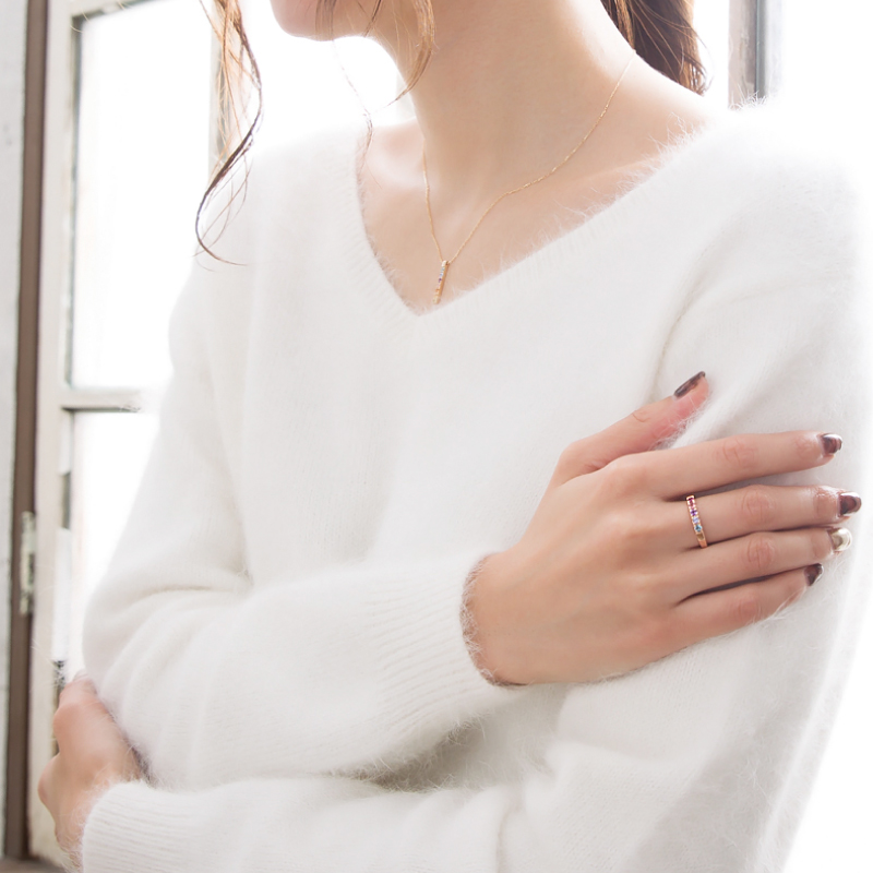 リング 指輪 セミオーダー 刻印 名入れ レディース 女性 彼女 誕生日 記念日 プレゼント ギフト 18金 10金  金属アレルギー 対応 ファミリーリング 推し 推し活の画像