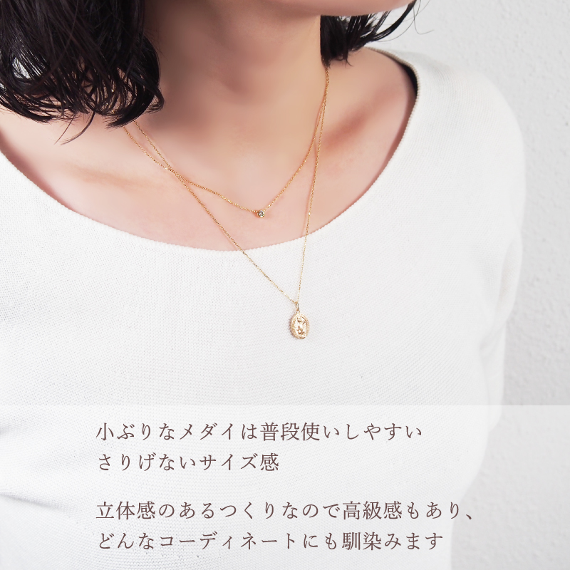 222 deux cent vingtーdeux（ドゥ サン ヴァン ドゥ） 猫 ネックレス