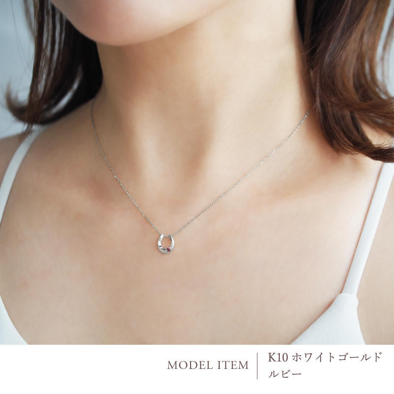 sweet jewelry market/K10ダイヤモンド/馬蹄ネックレス Sweets Jewelry Market（スイーツジュエリーマーケット） ネックレス