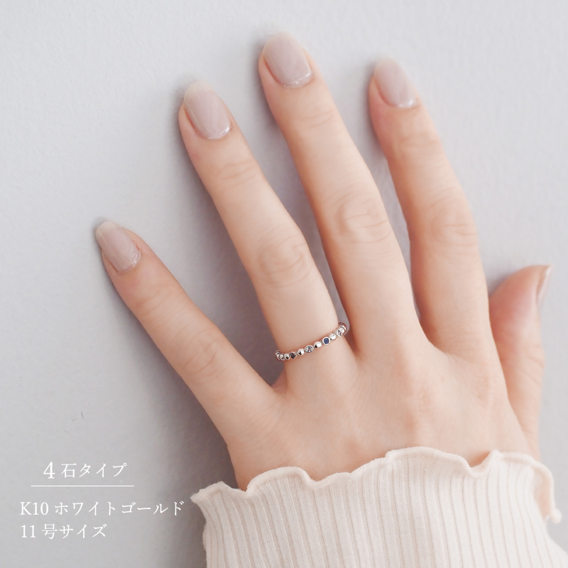 リング 指輪 セミオーダー アミュレット 刻印 名入れ レディース 女性 彼女 誕生日 記念日 プレゼント ギフト 18金 10金  金属アレルギー 対応 ファミリーリングの画像