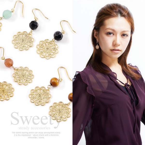 クリスタルピアス