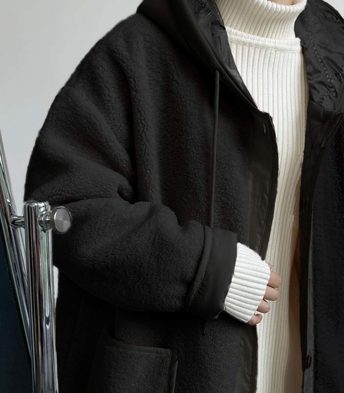 2975円!クーポンで]ボアジャケット アウター レディース フード