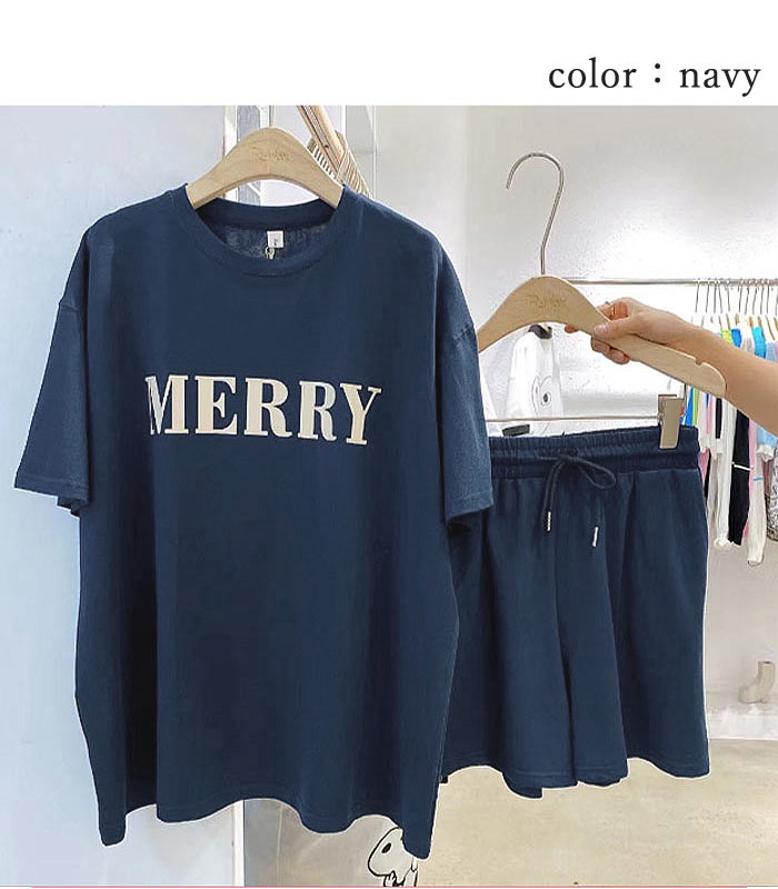 40％OFF→1374円！クーポンで！]セットアップ 2点セット レディース T