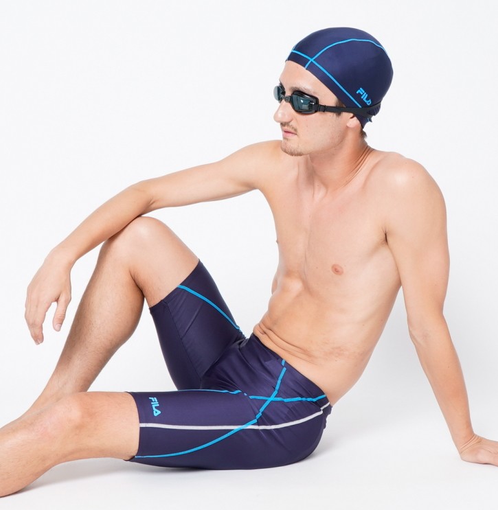 市場 競泳水着 フィットネス水着 スイミングパンツ ジム キャップ 大きいサイズ 男子 練習用 男性 メンズ 2点セット