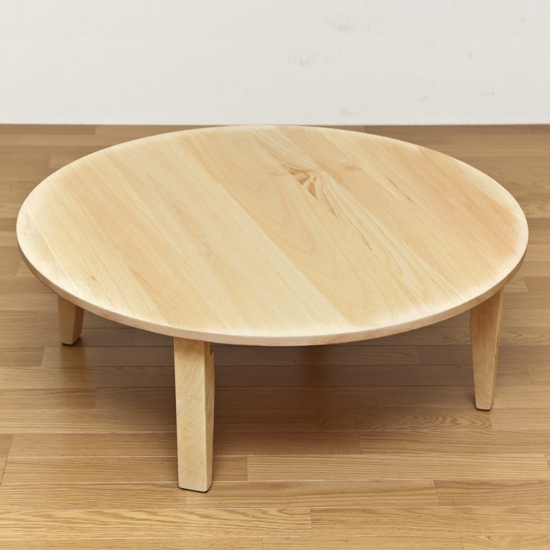 テーブル 脚 木製 折りたたみ 幅90cm ローテーブル ラウンドテーブル 丸ちゃぶ台｜swinnng｜03