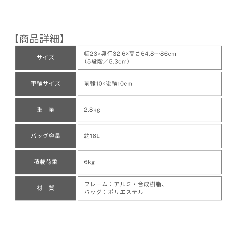 須恵廣工業 ショッピングカート 4輪 シルバー おしゃれ 横押し アイ