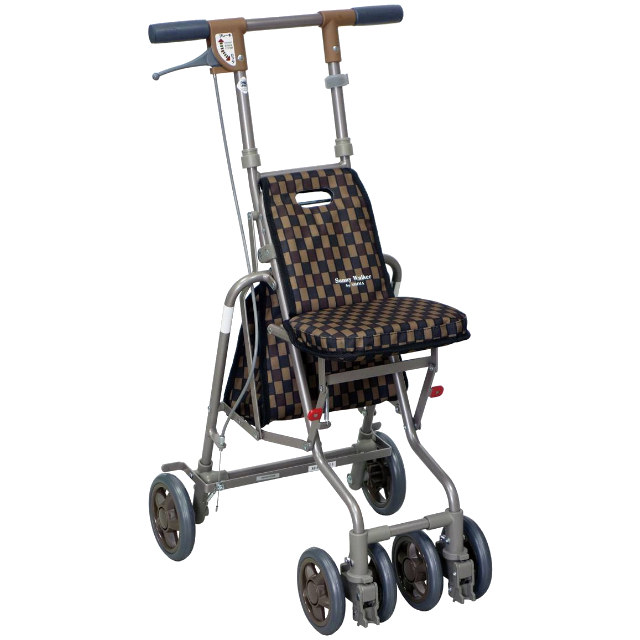 島製作所 シルバーカー 軽量 コンパクト 手押し車 座れる おしゃれ
