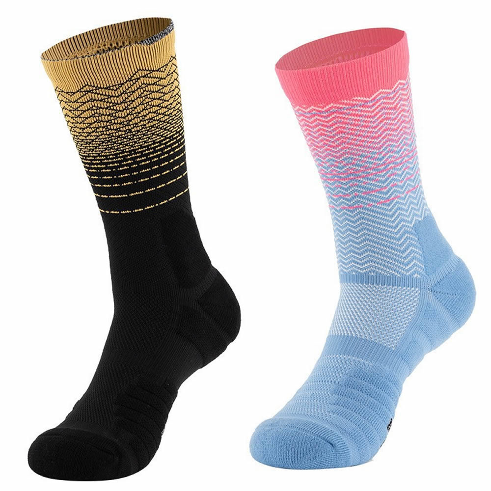 靴下 バスケ ソックス メンズ 2足組 スポーツソックス ジュニア 25