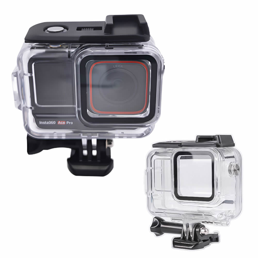 Insta360 Ace Pro 用防水ケース、水中ダイビングケース、ブラケット 