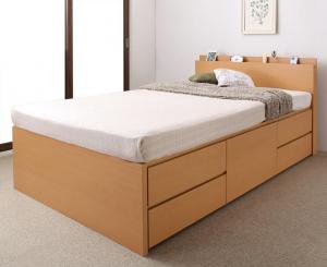 「送料無料・年末感謝」 ベッド 収納付きベッド セミダブルベッド マットレス付き 収納 収納付 収納ベッド 大容量 収納ボックス 薄型プレミアムボンネルコイルマットレス付 セミダブル 【FKP1932387052】(70650円)