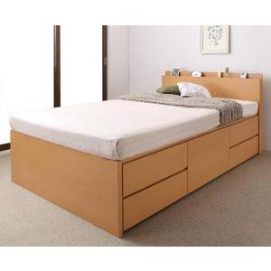 ベッド 収納付きベッド セミダブルベッド マットレス付き 収納 収納付 収納ベッド 大容量 収納ボックス 薄型プレミアムボンネルコイルマットレス付 セミダブル(61226円)