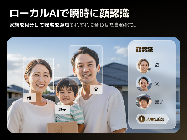SwitchBot（スイッチボット） SwitchBot AI ハブ 見守りカメラPlus 5MP