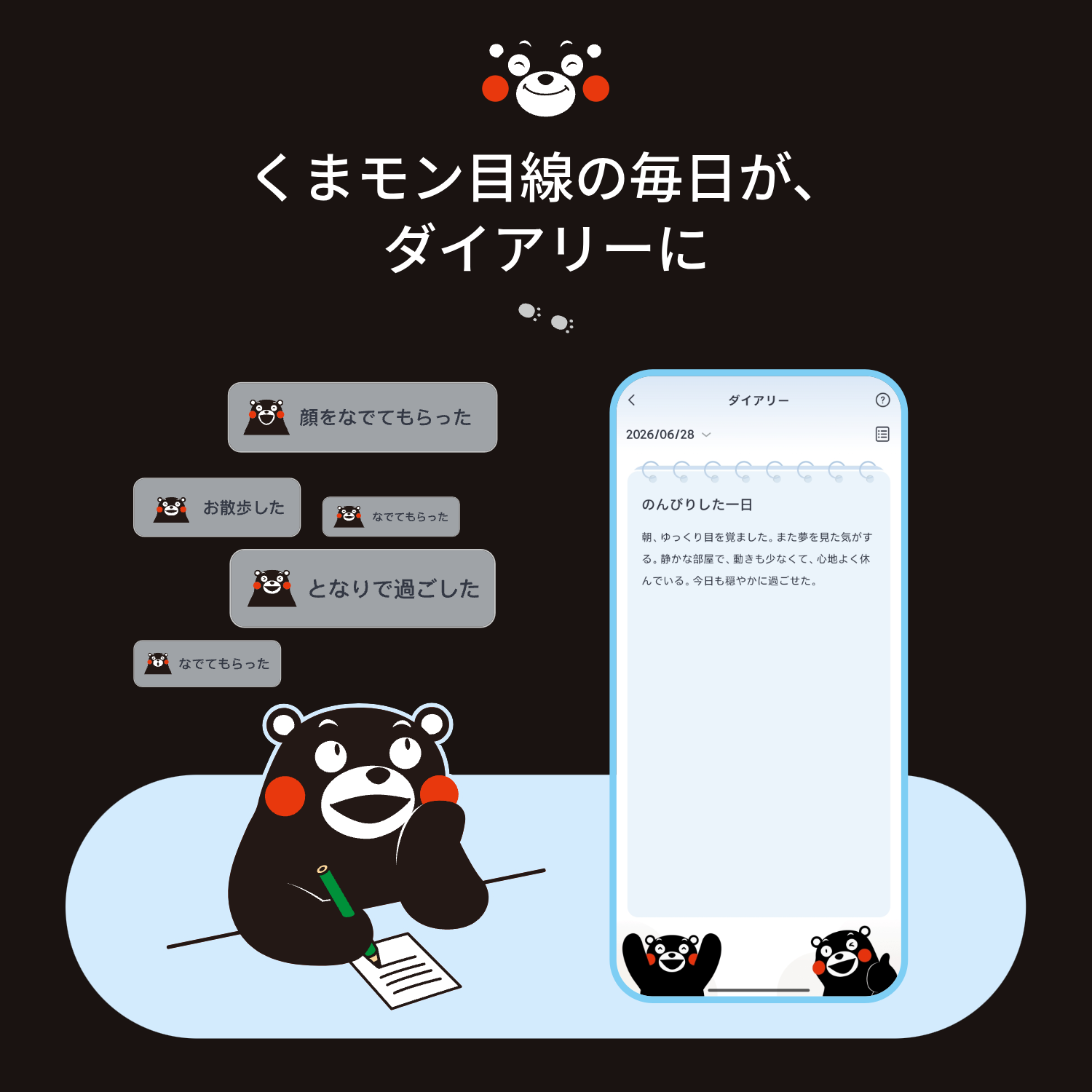 【10/19まで8,920円発売特典をプレゼント】SwitchBot KATAフレンズ KUMAMON ver. AIペットロボット 感情認識 オンデバイスAI搭載 記憶 手振り対応 もふもふ |  | 08
