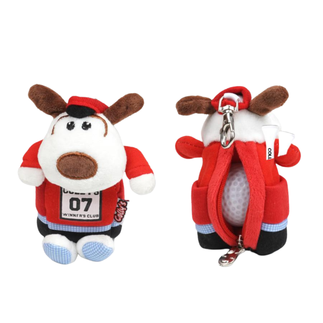 ゴルフボールポーチ ぬいぐるみ キャラクター付き 1球用 ホルダー