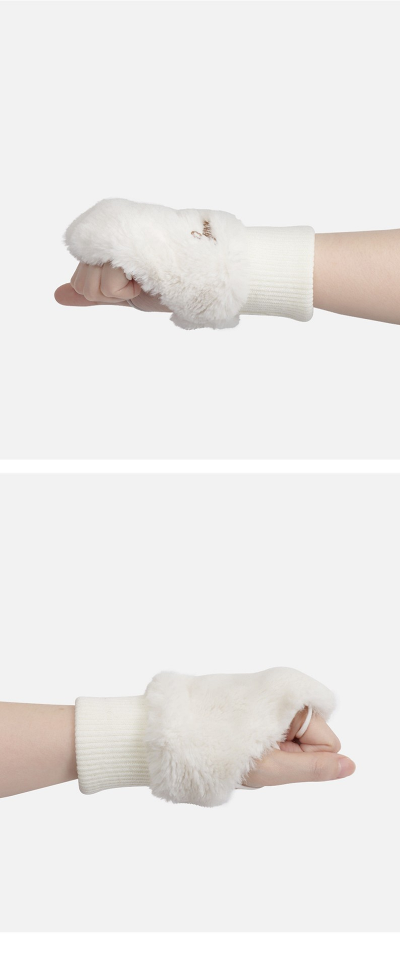 ゴルフグローブの上からも着用できる柔らかい防寒ハンドウォーマー