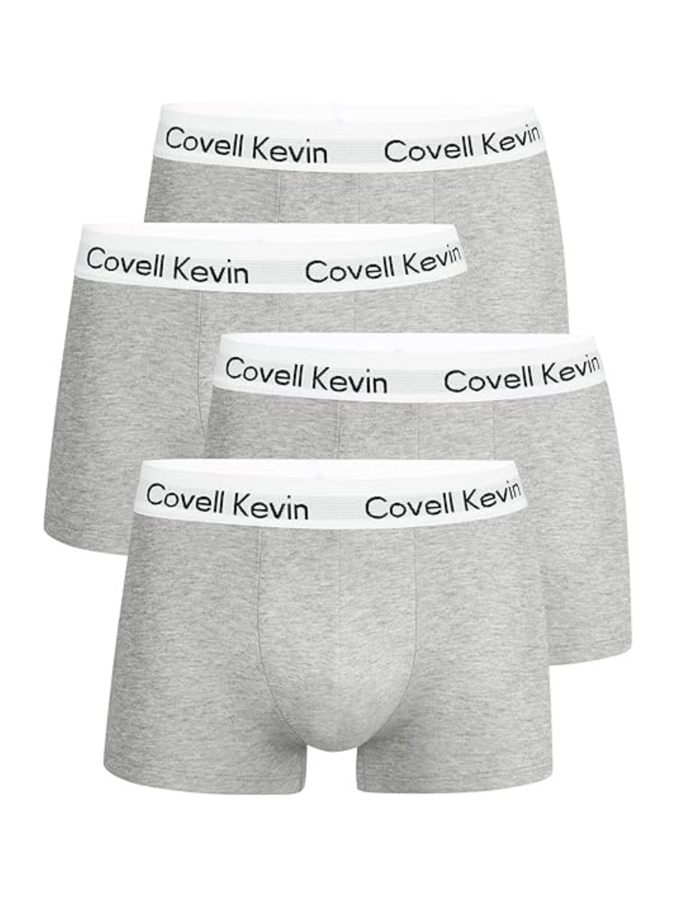 Covell Kevin] 【4枚組】 ボクサーパンツ メンズ 綿 下着