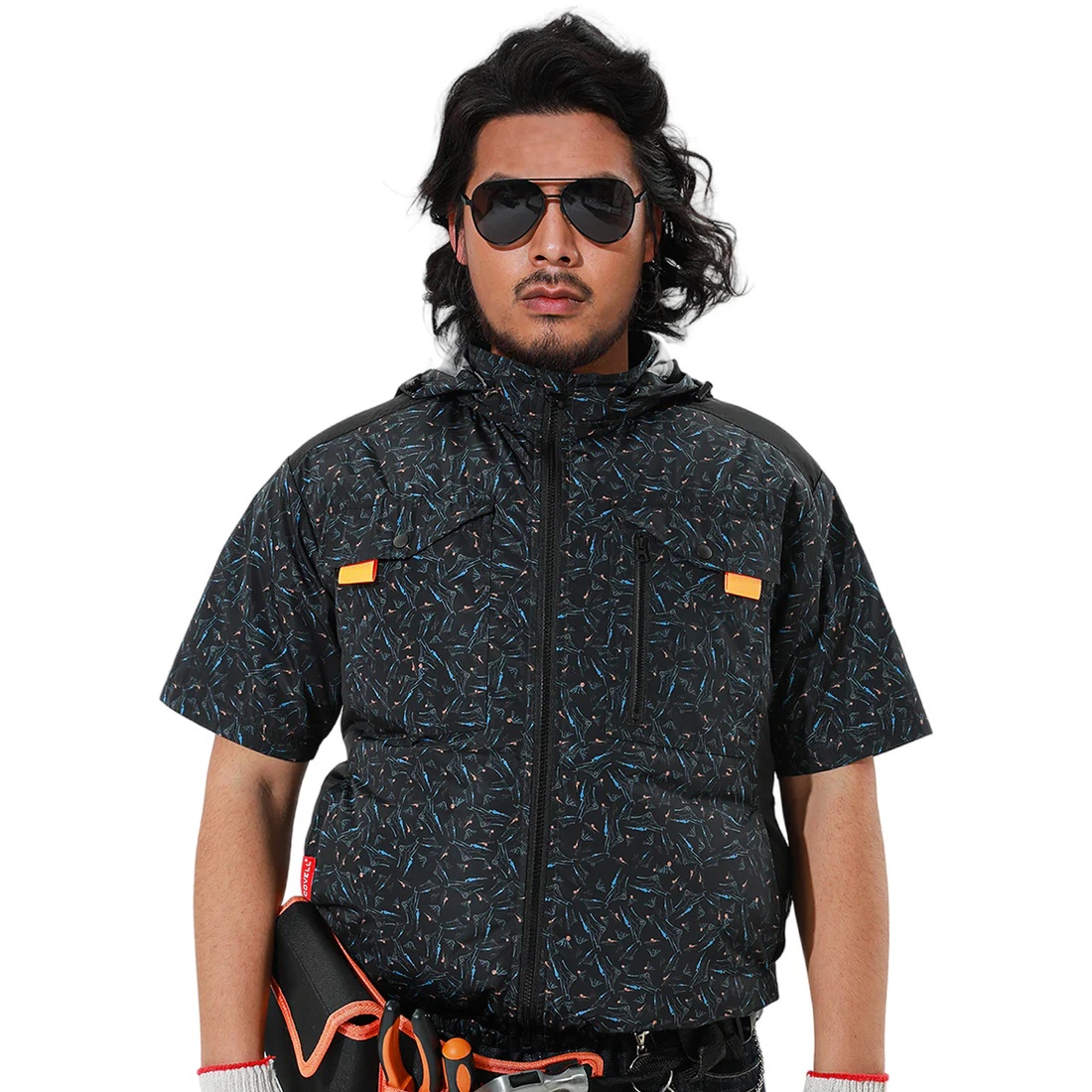 COVELL 2025年新 空調冷風服|服のみ【フード付きタイプ 15カラー、S~7L