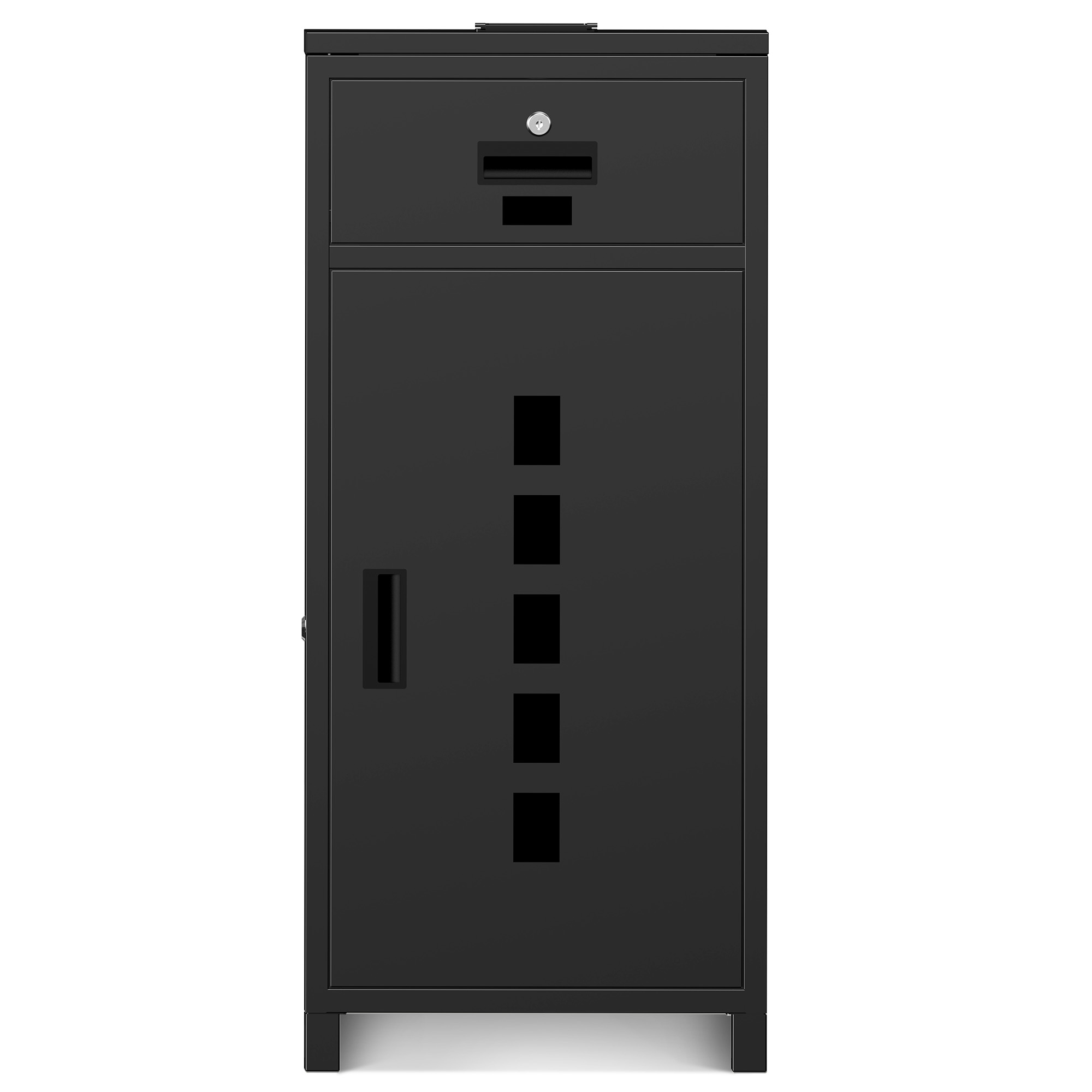 12台*宅配ボックス ポスト宅配BOX 戸建て用要組み立て （ブラック1742） 宅配ボックス ポスト 宅配BOX 戸建て用 要組み立て （ブラック1742