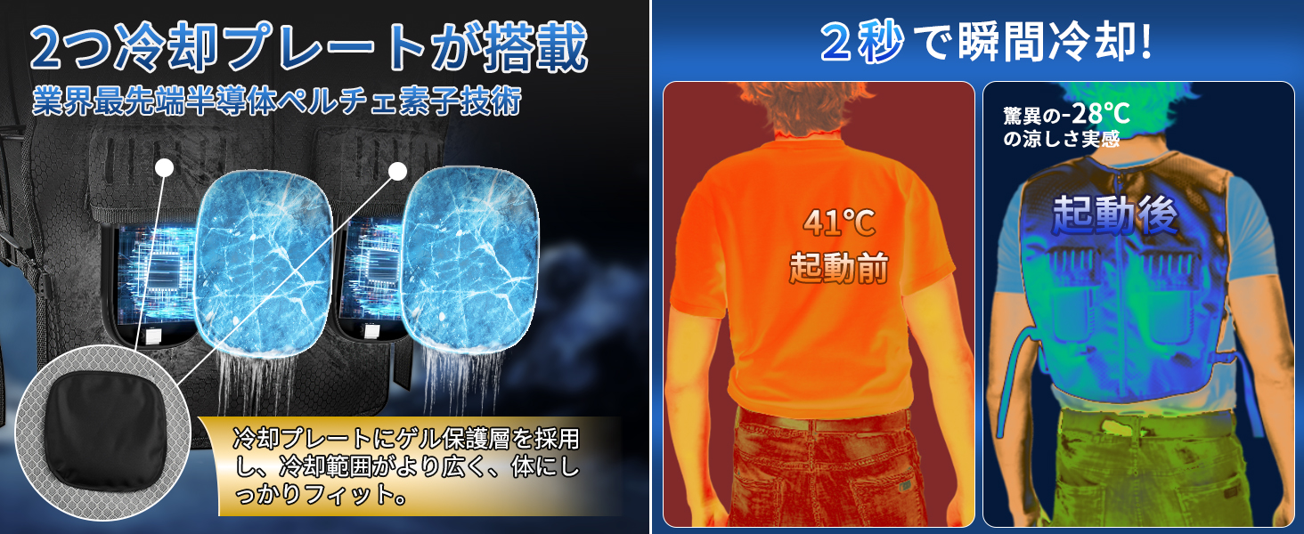 [空調水冷服] ペルチェ ベスト 2025最新型のペルチェ素子技術搭載 Amazon.co.jp: [空調水冷服] ペルチェ ベスト 2025最新型の