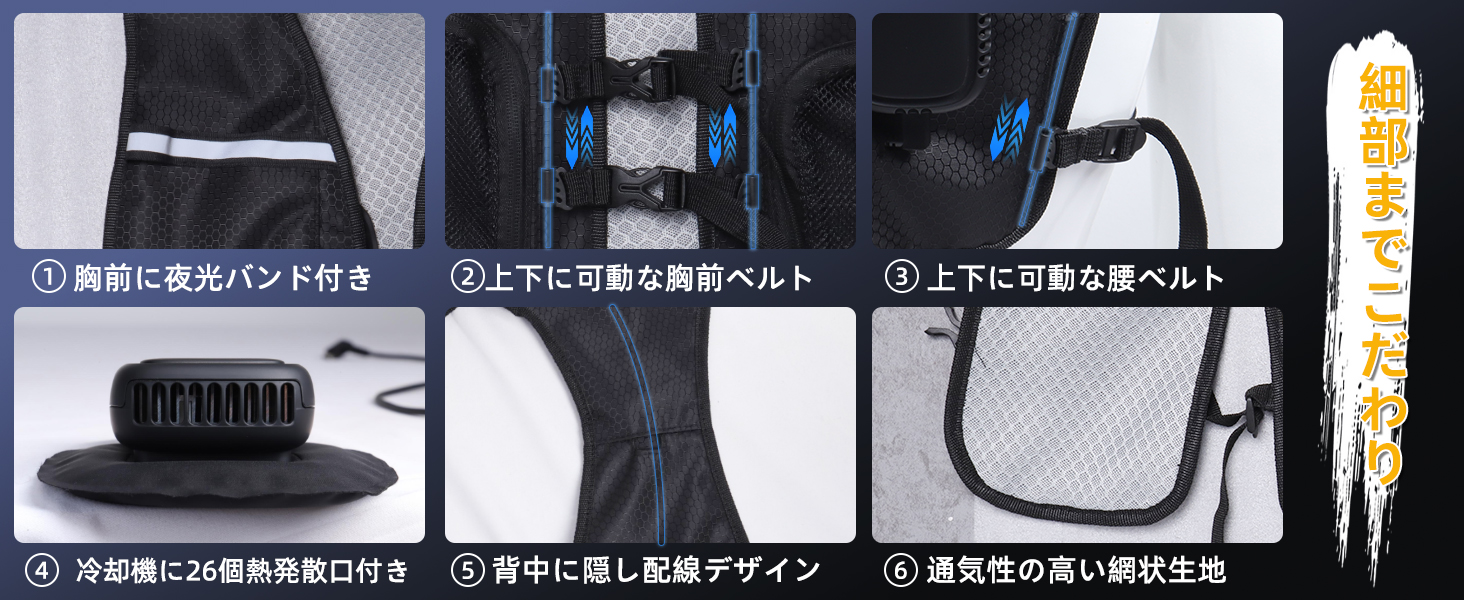 訳あり♥ペルチェ ベスト 空調水冷服 22000mAh大容量バッテリー Amazon.co.jp: [AIOVN] ペルチェ ベスト【2024日本企画＆2つ冷却