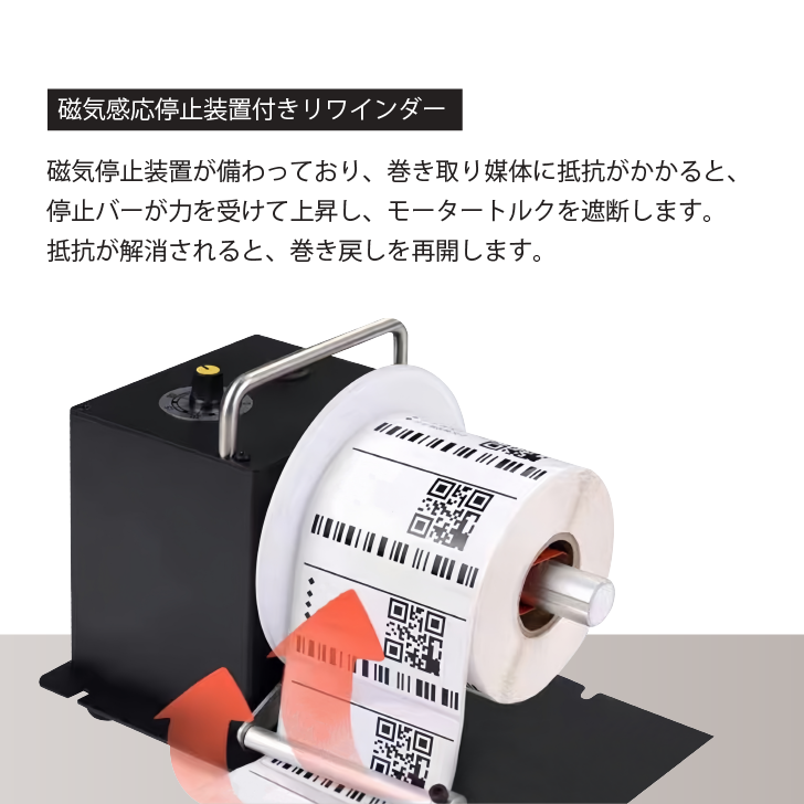 電動ラベル巻取機 ラベルリワインダー Kurflo全自動ラベルリワインダー ラベル巻取機全自動 無段変速調節
