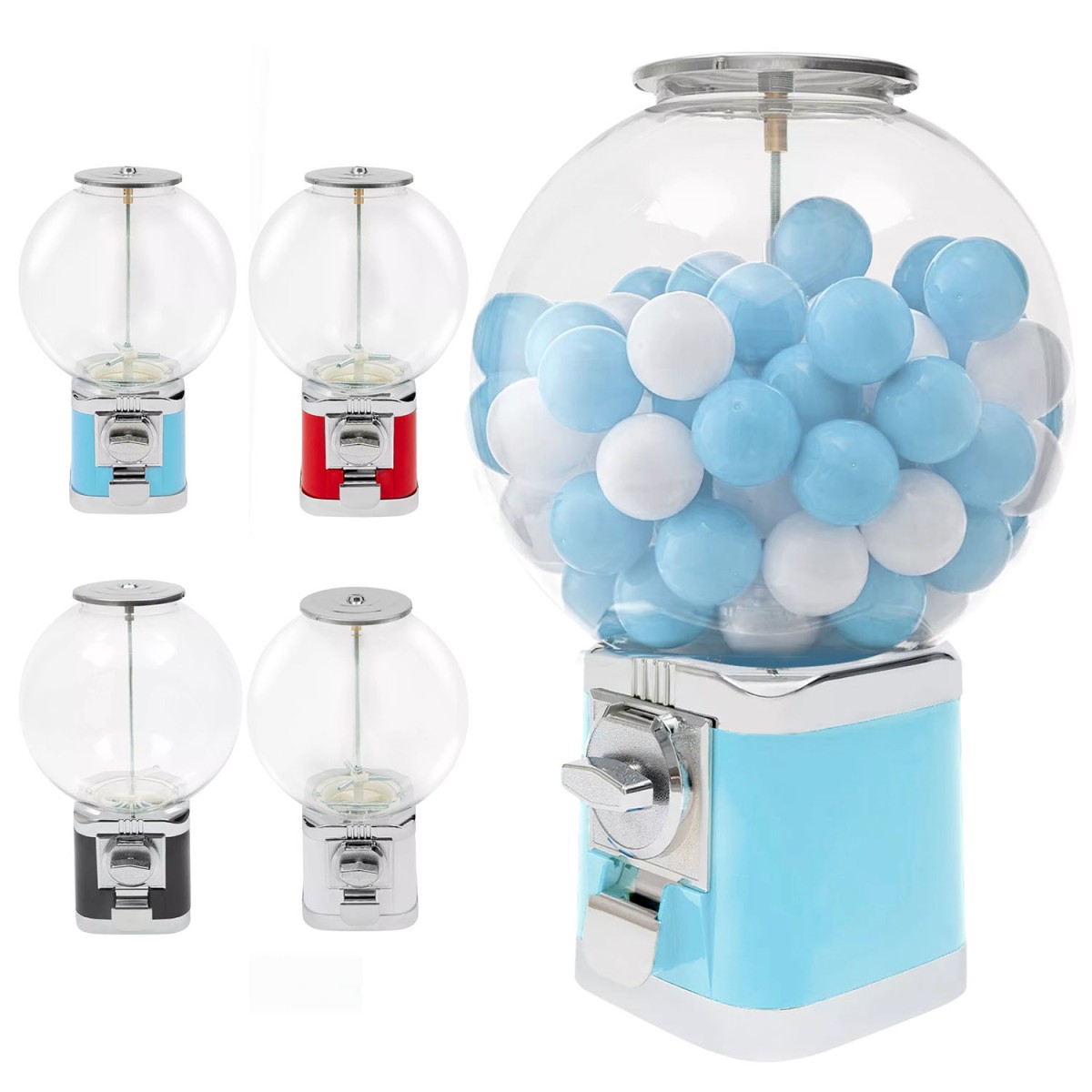 ガチャガチャ 本体 300x300x500mm レトロ 100円硬貨用 業務用 ドーム型